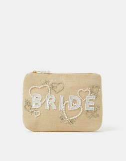 Bride Canvas Pouch