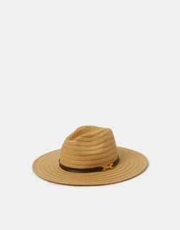 Woven Fedora Hat