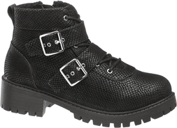 Deichmann Black Vero Moda Chunky Biker Boot