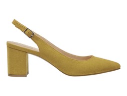Deichmann Mustard Slingback Heel