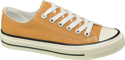 Deichmann Mustard Casual Canvas Trainer