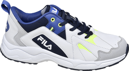 Deichmann Fila White & Blue Lace-up Trainer