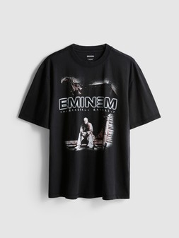 PRIMARK EMINEM TRACKS TEE CHARCOAL £12 €14 $18 RON80 PLN70 CZK415
