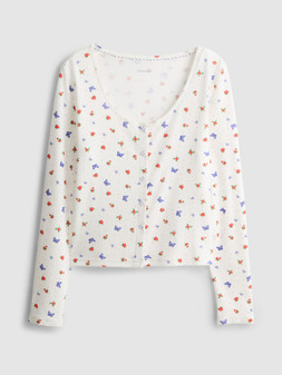 PRIMARK L2L AOP RIB LS TOP, £10, €12, RON60, PLN50, CZK310, HUF4400