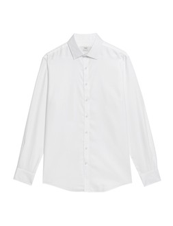 M&S Collection Regular Fit Ultimate Non Iron Cotton Shirt White £40