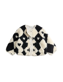 M&S Harlequin Borg Jacket (2-8 Yrs) £26