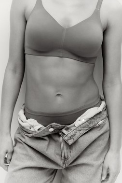 M&S Flexifit Non Wired Full Cup Bra A-E £22, 3pk Flexifit Modal High Leg Knickers £16, Wide Leg Jeans £35 (2)