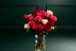M&S Valentine’s Mixed Pink, Red & Cerise Rose Bouquet £60